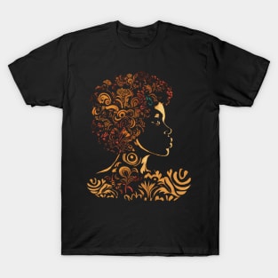 African American Woman T-Shirt